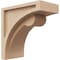Ekena Millwork 5"W x 10"D x 10"H Classic Viola Rough Cedar Woodgrain TimberThane Corbel, Primed Tan CORUR05X10X10VIORCPR - alternate 1